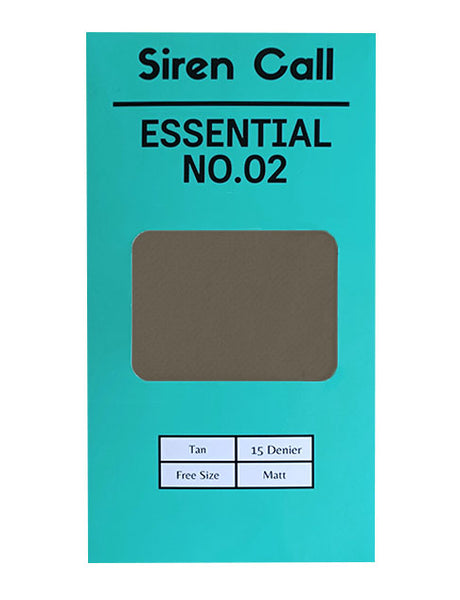 Essential No.02 Pantyhose 15D in Black, Flesh and Tan